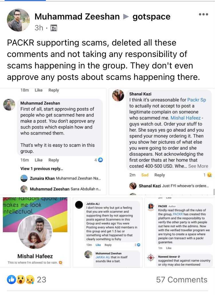 packr scam comments