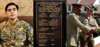 Australian Military Pays Special Tribute To Martyred Lt Nasir Khalid