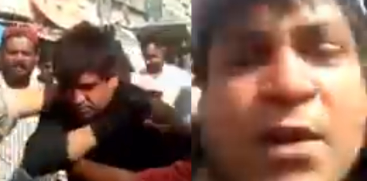 Man In Burqa Without Trousers Thrashed By Public While Harassing Women In Karachi