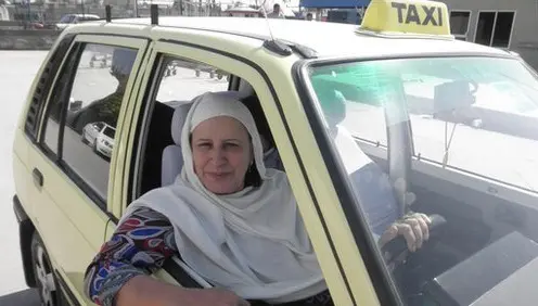 pti man female taxi driver