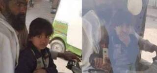 Little Girl Helps Her Disabled Father By Driving Rickshaw With Him