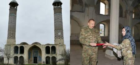 Mosque Azerbaijan Restored