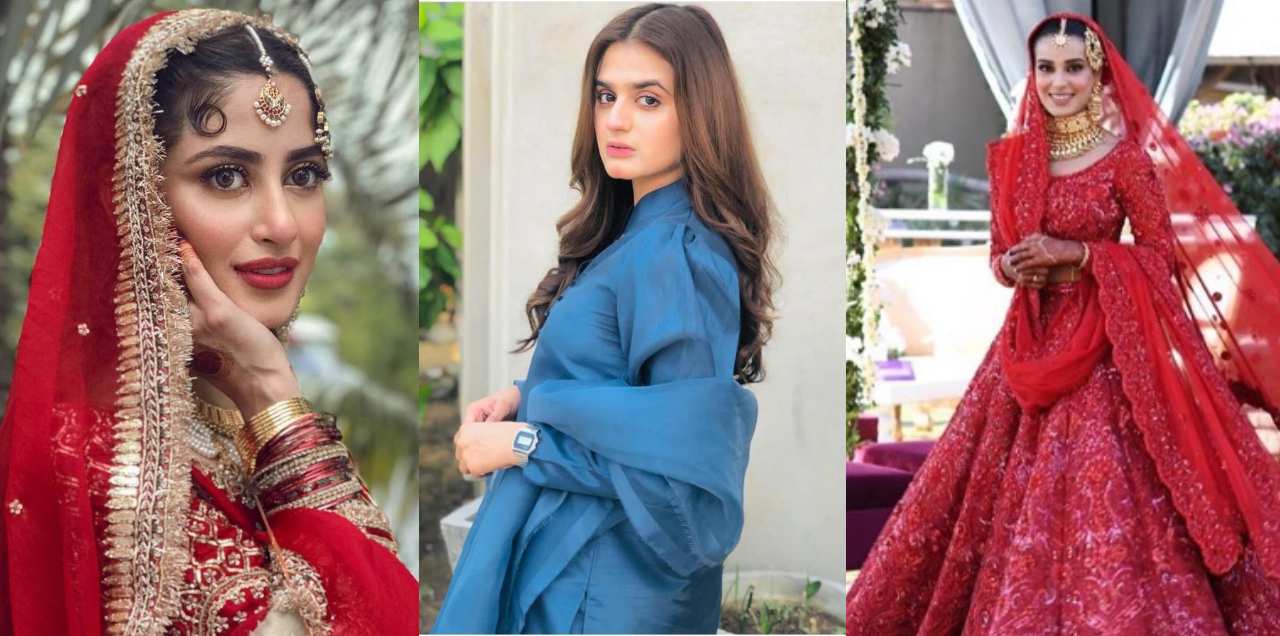 Hira Mani Sajal Iqra Weddings invite