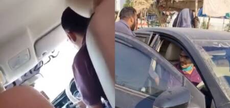 women helps arresting accused