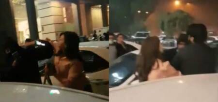 drunk woman assaults police lahore