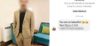Woman exposes harasser Dirty Messages Facebook