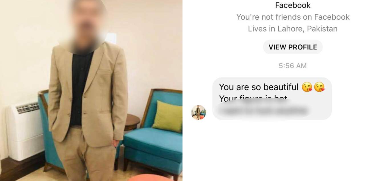 Woman exposes harasser Dirty Messages Facebook
