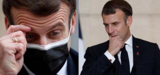 French president Macron Positive COVID-19