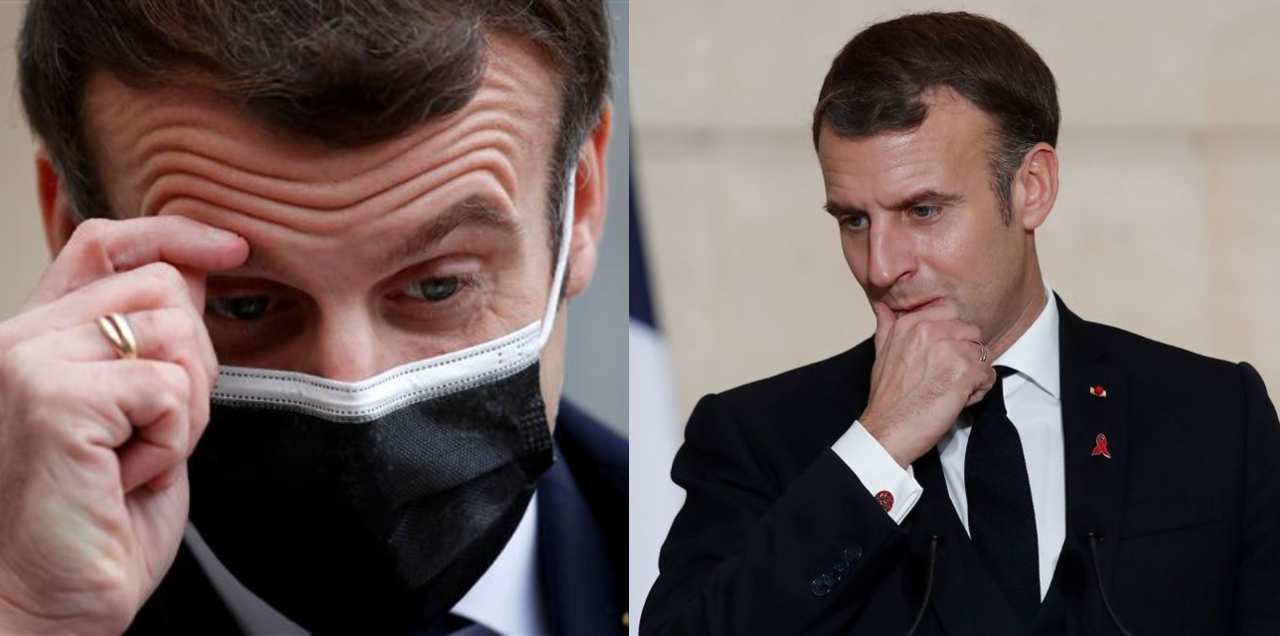 French president Macron Positive COVID-19