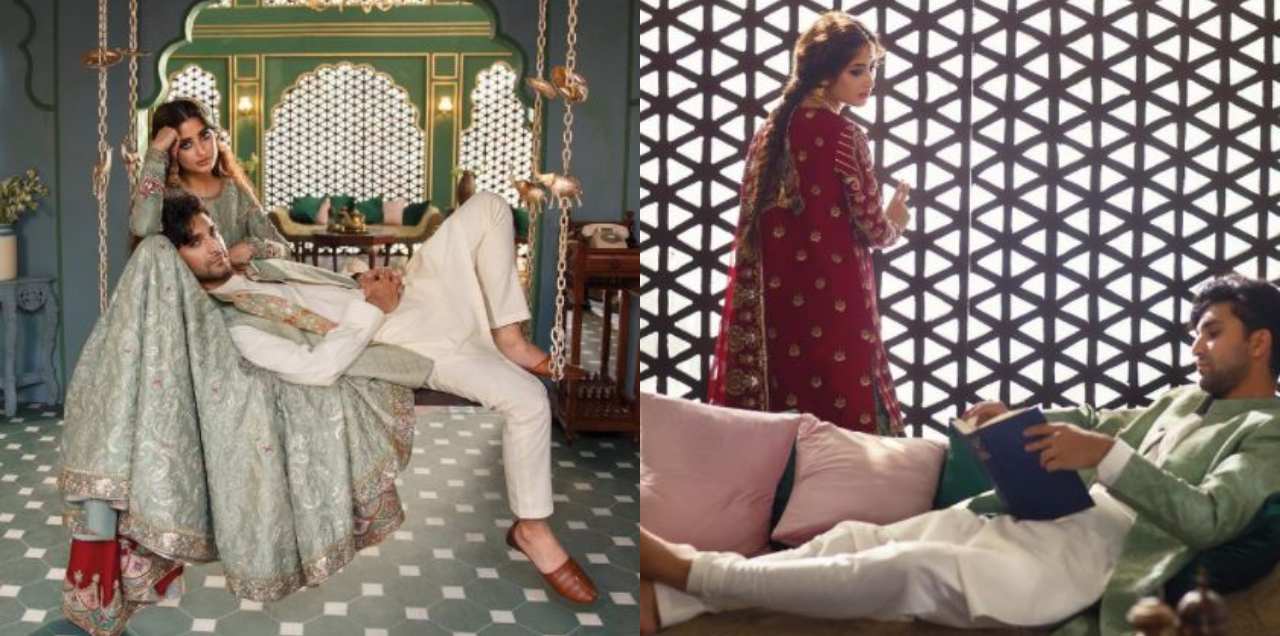 sajal aly hubby ahad dreamy photoshoot