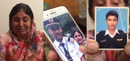 son forced fly defective pia plane