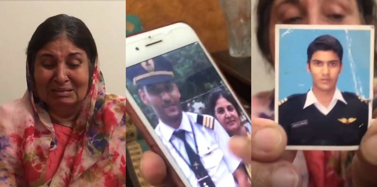 son forced fly defective pia plane