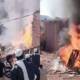 hindu temple burned