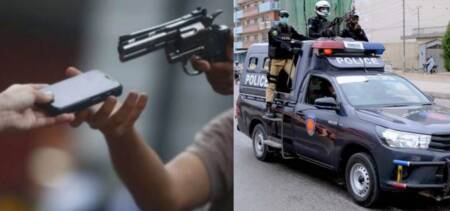 Street Criminals Rob A Citizen In Karachi