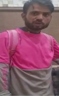 food delivery guy looting