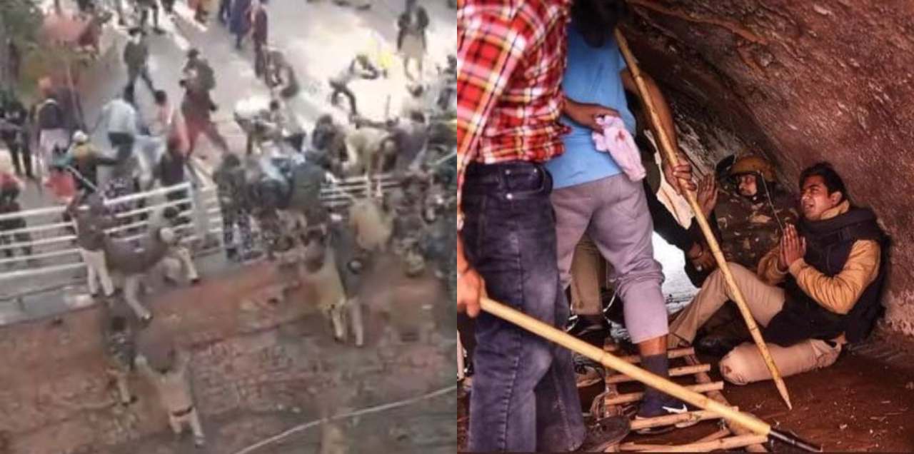 Coward Indian Policemen Farmers Save Lives