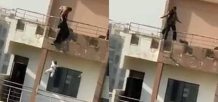 Karachi Woman Jumps Off Baby