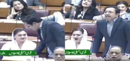 Marriyum Aurangzeb Afzal Khokhar target PM's Sister Afzal Khokhar target PM's Sister