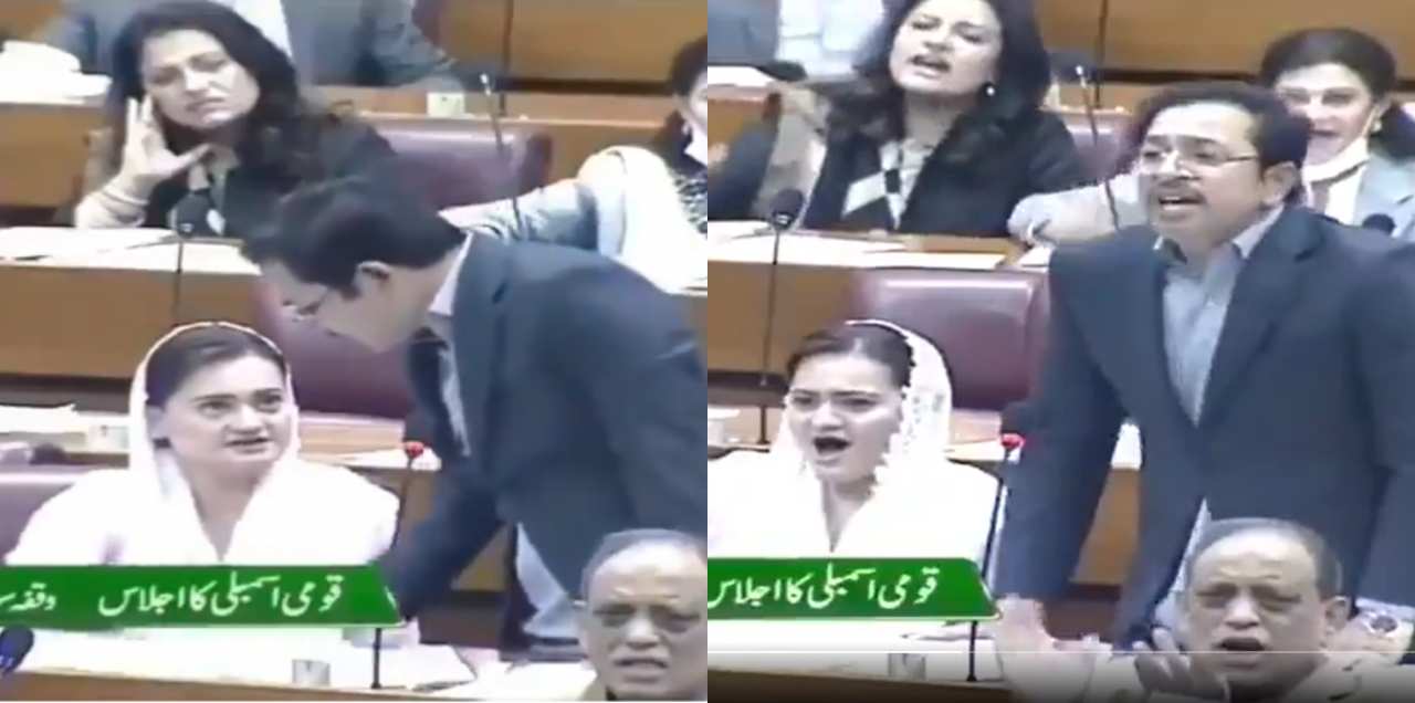Marriyum Aurangzeb Afzal Khokhar target PM's Sister Afzal Khokhar target PM's Sister