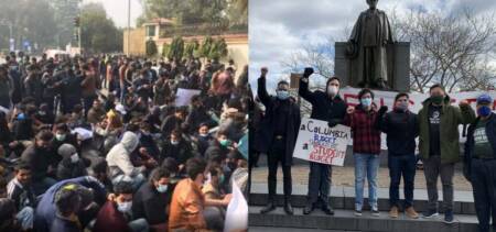 US students online tuition strike