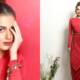 tuba aamir latest shoot red