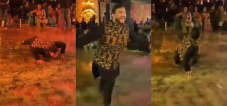 man dances wedding viral moves