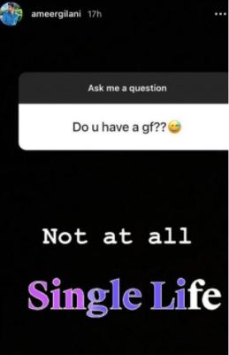 ameer gilani single