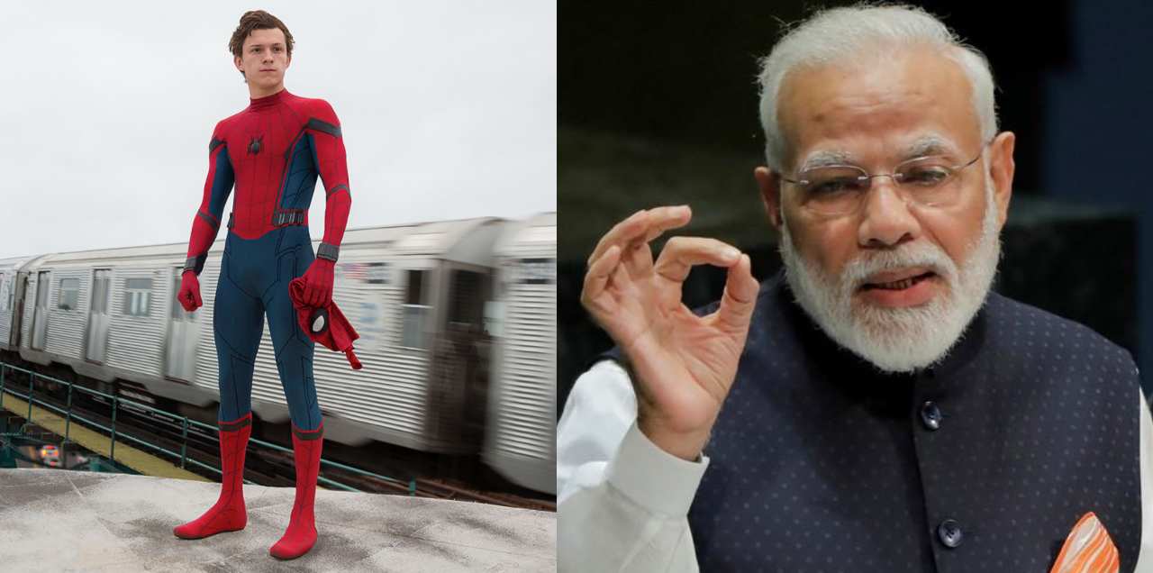 India Modi Tom Holland
