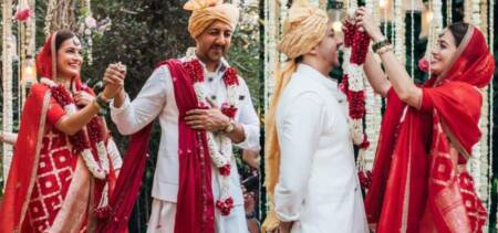 dia mirza ties knot pictures