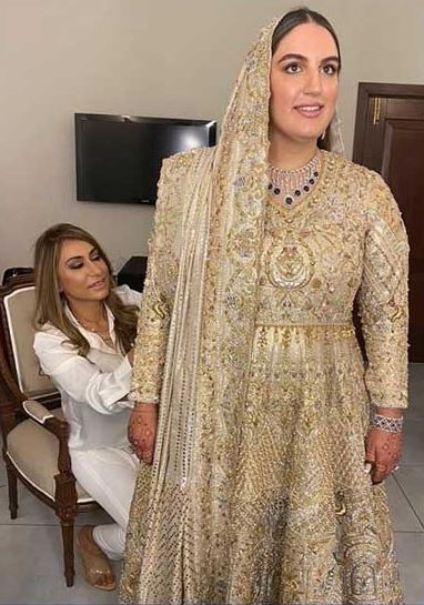 bakhtawar wedding dress