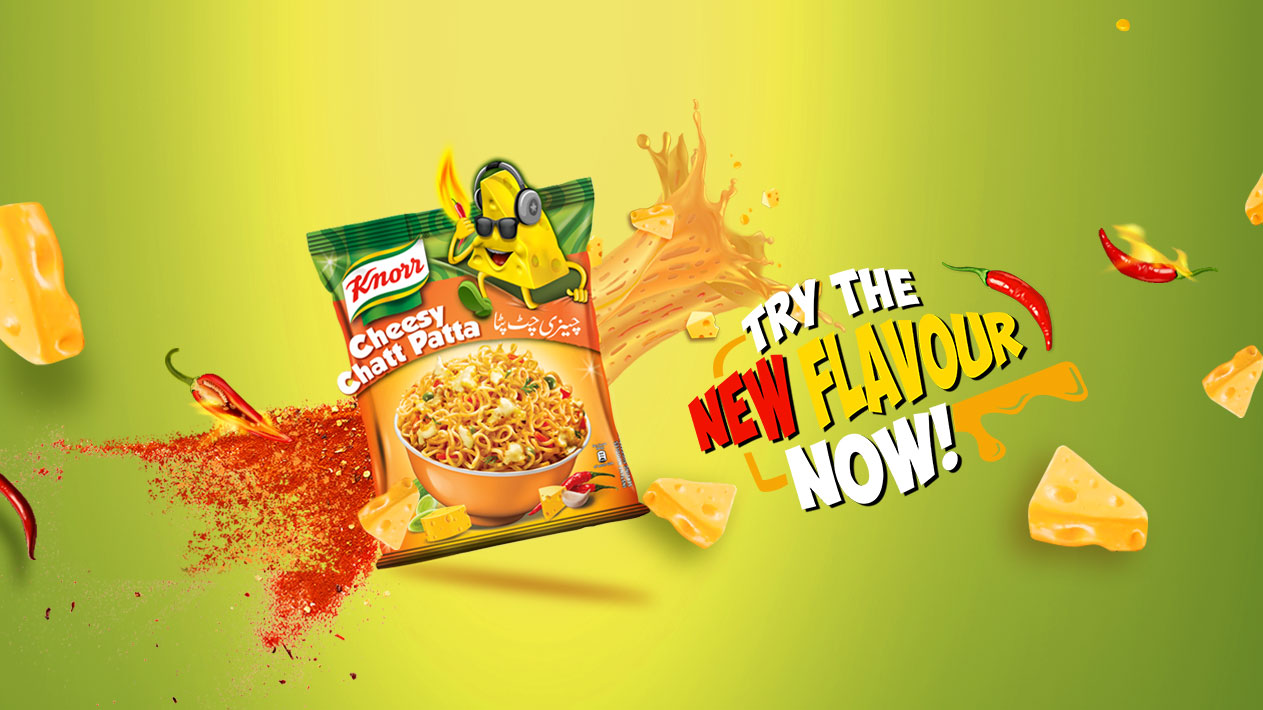 Cheesy Chatt Patta Knorr Noodles