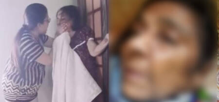 Woman beating Mother-In-Law Karachi