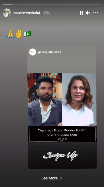 nausheen yasir controversy