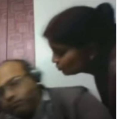 professor wife kiss