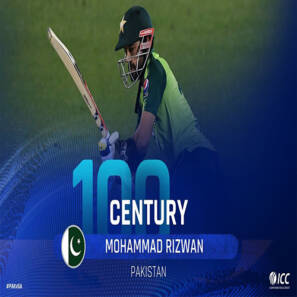 muhammed Rizwan century smashed