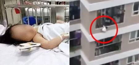 child falling