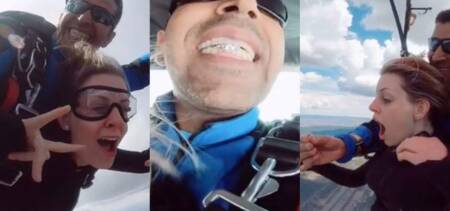 skydiving