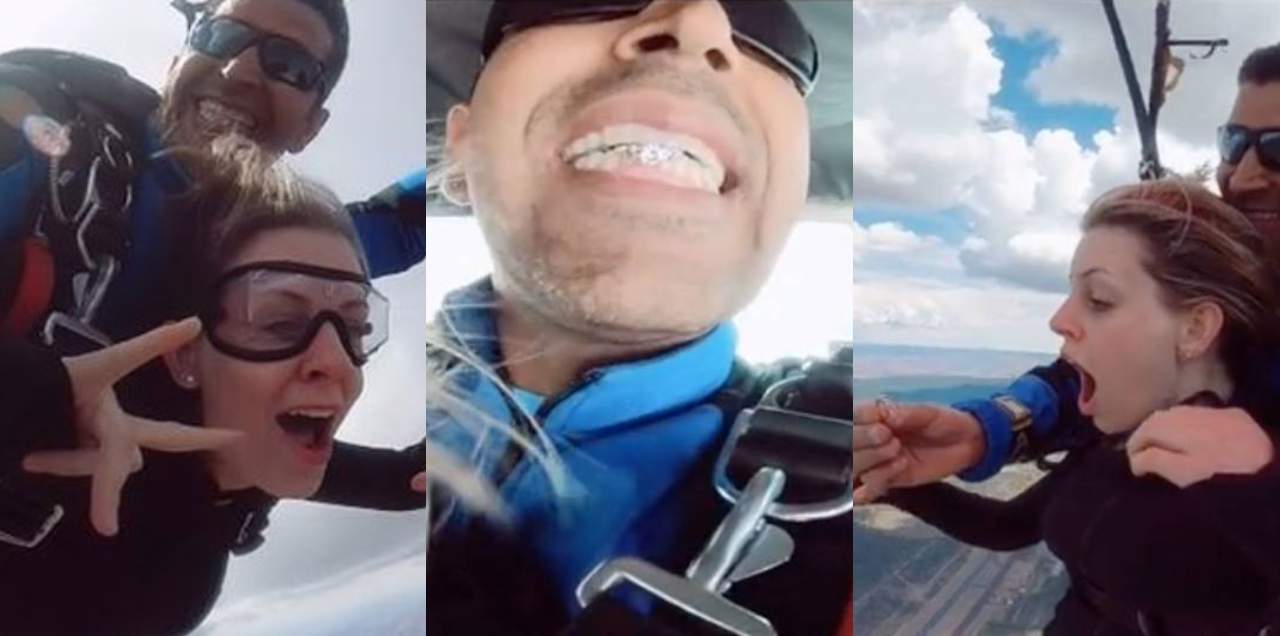skydiving