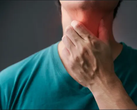 sore throat symptom