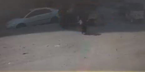 boy shooting girl