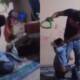 step father beats son apple