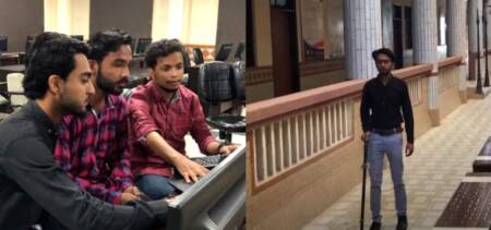 Lyari Students app visually impaired