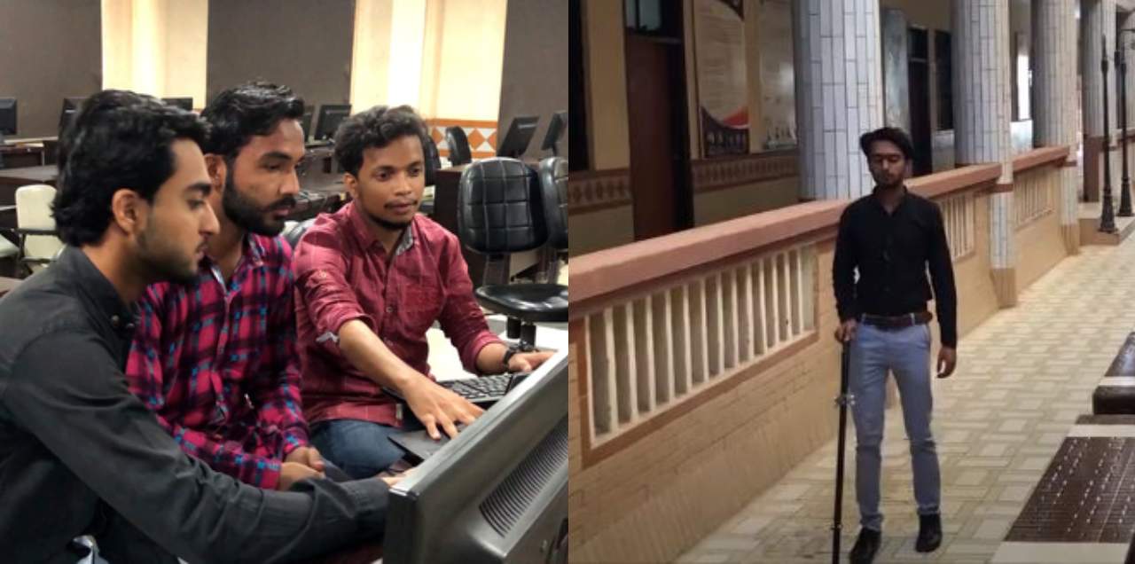 Lyari Students app visually impaired