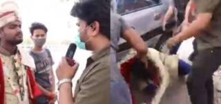 groom beaten no corona