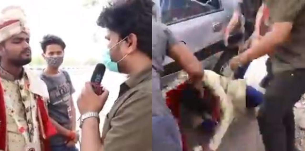 groom beaten no corona