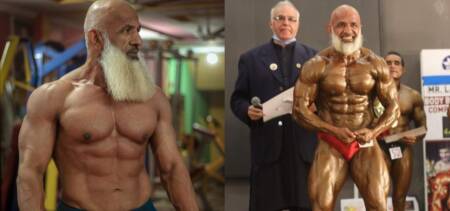 ustad abdul waheed wins bodybuilding championship
