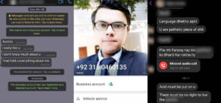 student harasses girls teacher threats
