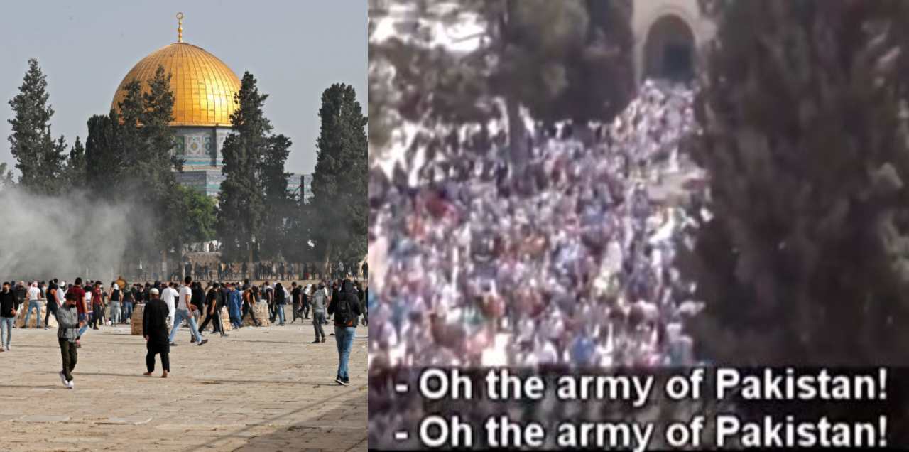 palestinians call pakistani army