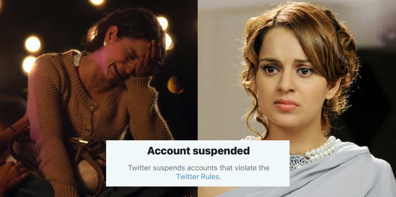kangana ranuat suspended from twitter