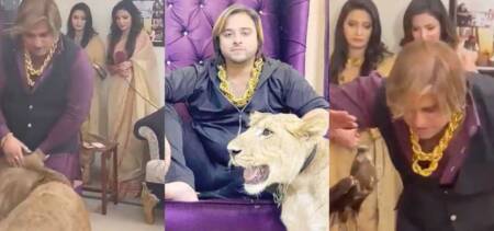kashif zameer lion beating video